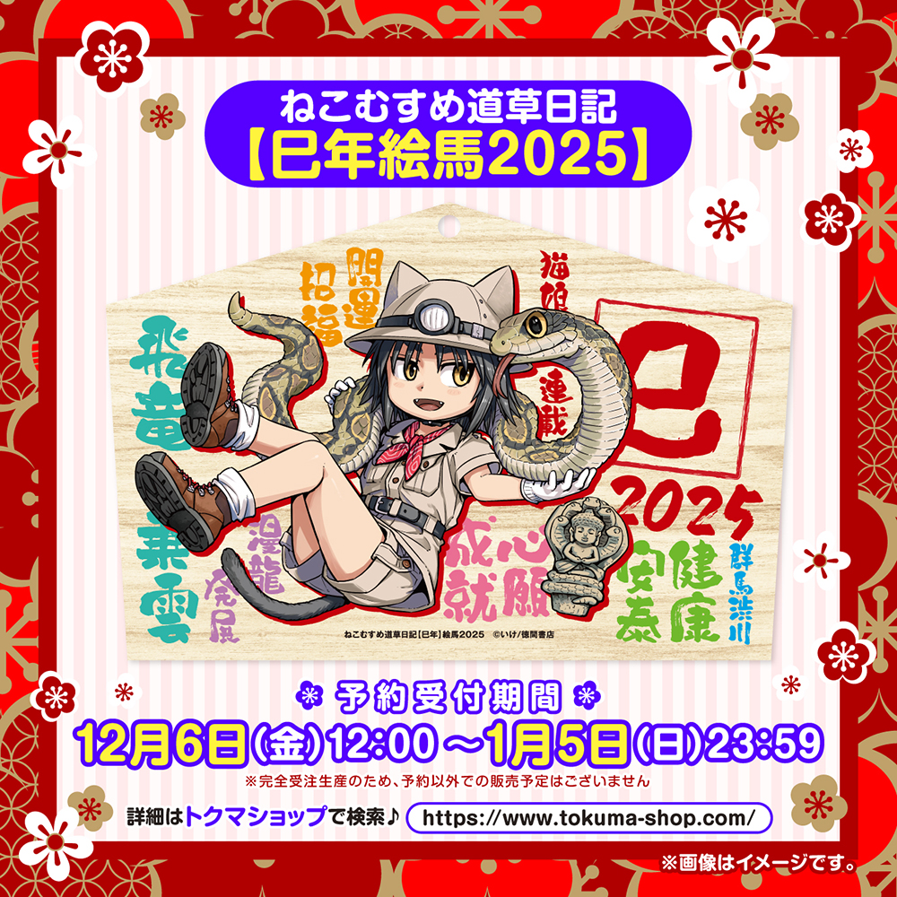【受注販売】ねこむすめ道草日記【巳年絵馬2025＆新春プレミアムセット】